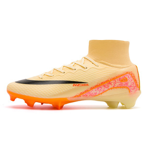 High top training shoes for students teenagers and adults with anti <b>slip</b> <b>long</b> spikes and detachable spikes suitable for football - Product Image 4
