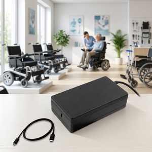 อะแดปเตอร์จ่ายไฟสำหรับแล็ปท็อป 140W DC Output 5/9/12/15/20/28V PD ชาร์จเร็ว วัสดุ PC ป้องกันกระแสเกิน - Product Image 1
