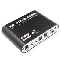 Decodificador de Audio DTS/Dolby/AC-3 de 51 Canales, Convierte Audio Digital Óptico/Coaxial a Analógico RCA/Conectores Rose, Hecho en China