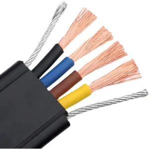 Flexible Multi core Twisted Crane Pendant Control Flat Cable