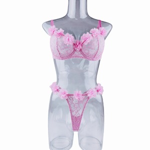 New Product Hot Selling Lace Mesh Fun Underwear <b>Set</b> Women's <b>Sexy</b> Temptation Two Piece Underwear <b>Set</b> - Product Image 6