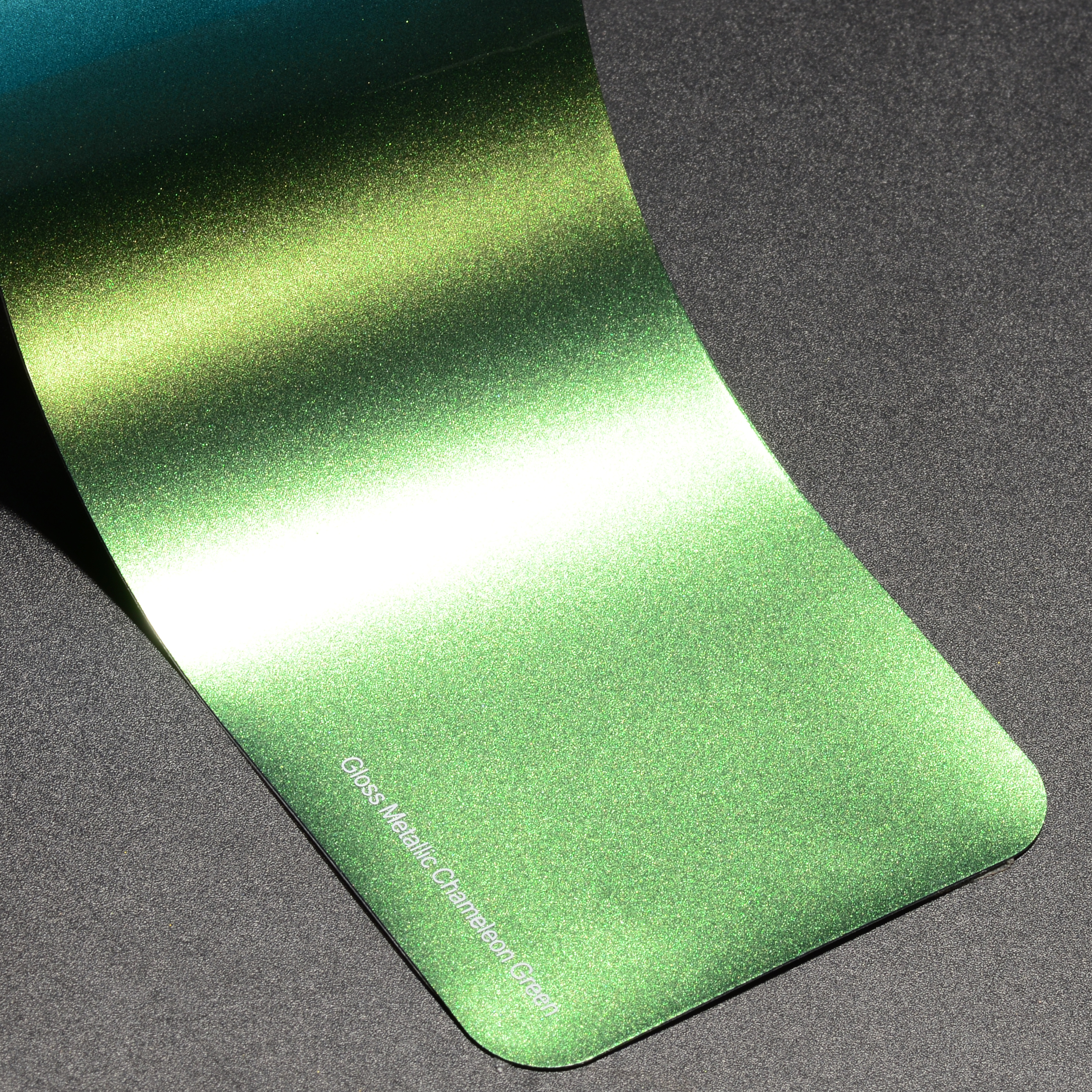 gloss metallic chameleon green