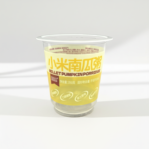 Vasos <span class=keywords><strong>de</strong></span> Plástico Desechables <span class=keywords><strong>de</strong></span> Alta Calidad Resistentes al Calor con Logotipo Personalizado <span class=keywords><strong>para</strong></span> Yogurt, Leche y Alimentos - Product Image 1