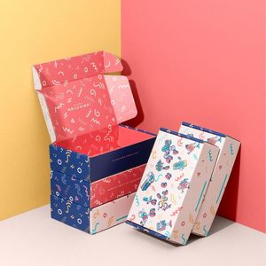 Nuevo Popular logotipo personalizado papel Mailer embalaje holográfico cartón corrugado caja de regalo para el envío - Product Image 4