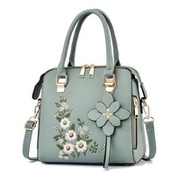 Nouvelle mode de sacs à main brodés pour femmes sac à bandoulière en cuir PU pour femmes bolsos sac d'été de créateur pour mère