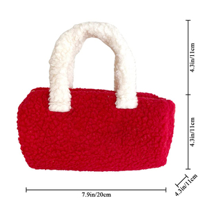 Borsa Cosmetica in Morbido Pile Teddy Personalizzata Royal Fair, Borsa <span class=keywords><strong>da</strong></span> Viaggio Multiuso, Pochette Pelosa, Borsa Trendy in Sherpa - Product Image 2