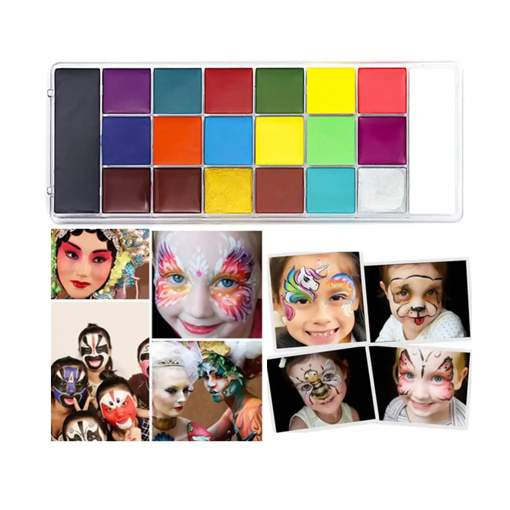 Tik Tok Hot Body Painting Supplies Palette Kit Sticks Halloween Football Kids Tattoo Athena Natural Face Paint