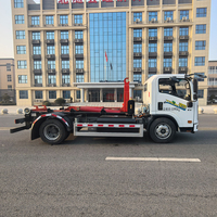 Camion benne à benne basculante électrique Shacman 4x2, 5 m³ de capacité, capacité de levage de 8 tonnes, 230 km d'autonomie, boîte de vitesses et moteur manuels