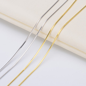 Collier en argent S925 WENCHI avec chaîne torsadée ajustable, accessoires de perles DIY, pendentif, chaîne de pull - Product Image 2