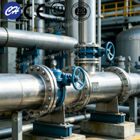 Échangeur de chaleur en acier inoxydable résistant aux hautes températures, certifié CE ISO, pour usage industriel, en acier inoxydable SS304