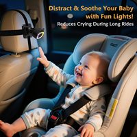4.3 pouces surveillance de sécurité siège arrière de voiture bébé caméra grand Angle HD Vision nocturne LED lumières écran LCD
