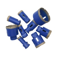 Forets diamantés brasés sous vide M14 pour le perçage de carreaux de porcelaine, de marbre et de granit, pour le perçage de trous dans les comptoirs à grande vitesse