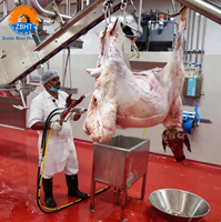 Machinerie d'abattage complète ZBHT, abattoir halal, machine d'abattage de chèvres pour abattoir de petite taille