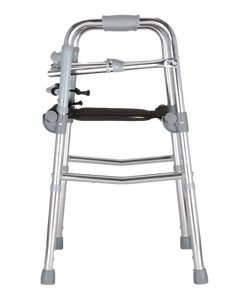 カスタム医療病院アルミニウム大人高齢者高齢者直立歩行器歩行器折りたたみフレームシートウォーキングエイド障害者用 - Product Image 3