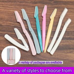 Mini Cuchillo Plegable para Cejas con Dientes, Herramienta de Depilación Facial y Axilar para Mujer, 1 Pieza/Caja de Cartón, Recortador de Cejas Seguro - Product Image 6