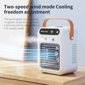 Hot Sale Portable Water Cooled Small Cooling Fan Mobile <b>Mini</b> Evaporative <b>Desk</b> Air Cooler Lasting Spray - Product Image 5