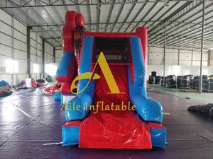 ซูเปอร์ฮีโร่เป่าลมบ้านเด้งพร้อมสไลด์เดอร์แมนแบบเป่าลมแห้งคอมโบปราสาทกระโดดสำหรับเด็ก - Product Image 3