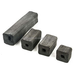 Угольные брикеты HELIOCOAL для корейского барбекю (самгёпсаль), квадратные, высокотемпературные, 4% золы, машинного производства, для ресторанов - Product Image 1