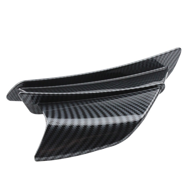Fibra de carbono negro brillante