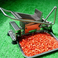 Petite machine manuelle portable de coupe de piment en acier inoxydable pour la maison et l'industrie