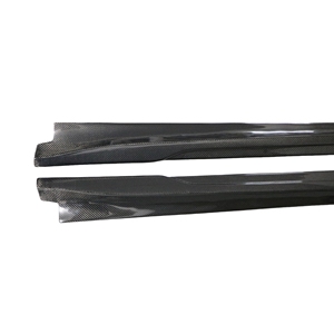 Estilo de Arte de fibra de carbono de alta calidad para Tesla Model 3 Side Bumper Lip Upgrade Body Kits Brand New Carbon Side Skirt - Product Image 3