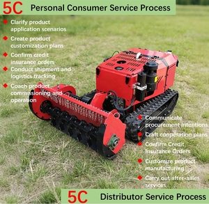 Robot Cortacésped Inteligente de Alta Eficiencia con Motor Diésel de 4 Tiempos, Control Remoto, Grado Industrial, Cortador de Césped Robótico Todoterreno - Product Image 3
