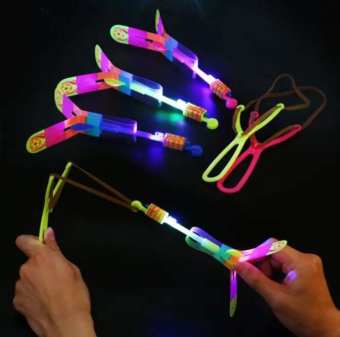 Children Night Light Toy LED Light Arrow Rocket Helicopter / Flash Flying Toy / Led Flying Arrow