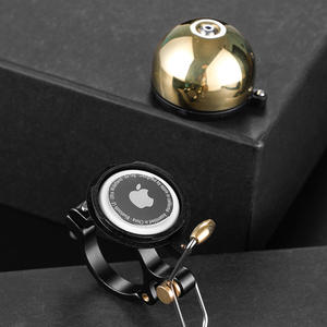 Sonnette de vélo de montagne personnalisée, base en métal noir, son fort, en fer, avec fonction antivol pour le cyclisme - Product Image 2