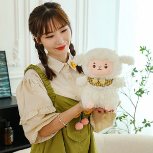Cpc Yanxiannv Logo personnalisé Peluches Por Mayor Petit Mouton Joyeux Anniversaire Peluche Mignon Doux Mouton Peluche Poupée - Product Image 2
