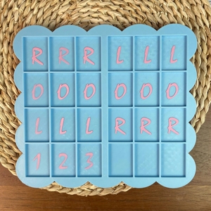 Tavola per Mahjong Americano per Pratica Individuale con Guida di Riferimento Rapido – Ausilio per l'Allenamento Charleston Stampato in 3D a 24 Scomparti per Principianti - Product Image 4