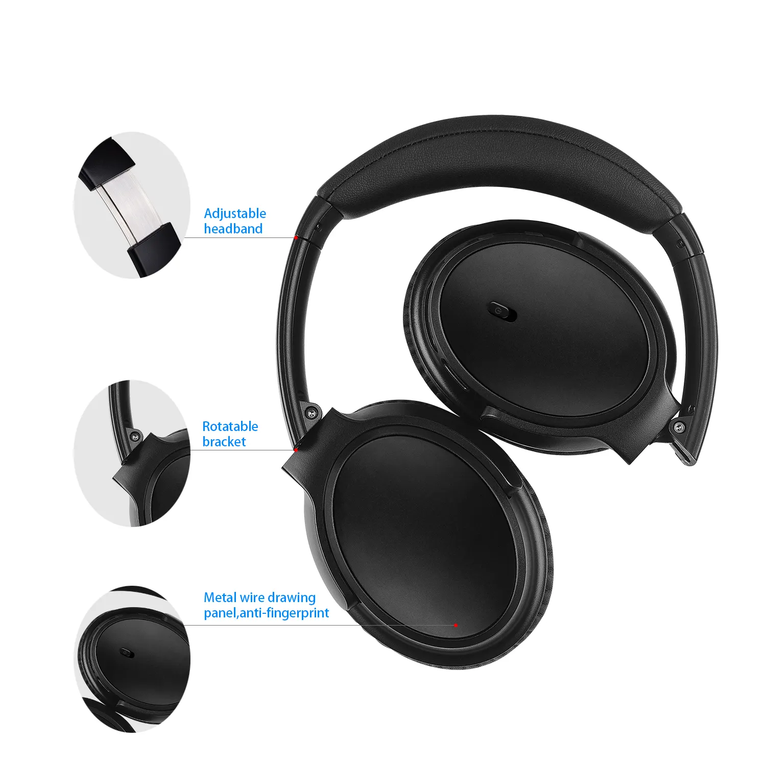Active Noise Cancelling V8S of the Bluetooth Stereo Headphone