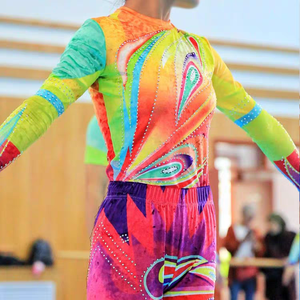 Clubs <span class=keywords><strong>de</strong></span> <span class=keywords><strong>gymnastique</strong></span> rythmique Combinaisons Fabricants <span class=keywords><strong>de</strong></span> survêtements <span class=keywords><strong>de</strong></span> <span class=keywords><strong>gymnastique</strong></span> <span class=keywords><strong>artistique</strong></span> Tenue <span class=keywords><strong>de</strong></span> pratique <span class=keywords><strong>de</strong></span> gymnaste - Product Image 4