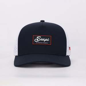 Gorra Deportiva Impermeable de 5 Paneles con Logotipo Personalizado OEM, Parche de Goma, Cierre de Hebilla, Bordado 3D, Tela de Poliéster, Unisex - Product Image 2