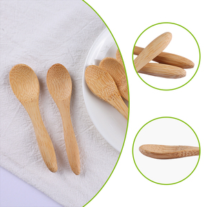 Phân Hủy Sinh Học Nhỏ Tre Thìa Số Lượng Lớn Thiên Nhiên Nhỏ Thìa Nhỏ Tre Muỗng Cho Lọ Đường Kem Mật Ong Gia Vị Muối - Product Image 3