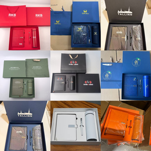 Set de Regalo Promocional Personalizado de Lujo con Libreta A5 y Bolígrafo, Botella de Agua Aislada, Set de Regalo de Oficina para Obsequios Corporativos - Product Image 4