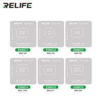 Jeu de pochoirs en acier étain pour la plantation de puces de la série Android RL-044 RELIFE pour les outils de réparation de téléphones portables