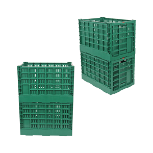 JOIN vente en gros 600x500x405mm caisses en <span class=keywords><strong>plastique</strong></span> empilables pliables et d'occasion ventilées pour le stockage des légumes - Product Image 6