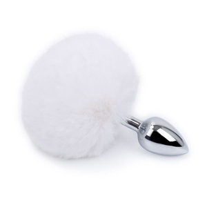 Venta al por mayor OEM personalizado precio bajo cola de conejo Metal <span class=keywords><strong>Anal</strong></span> enchufe trasero - Product Image 2
