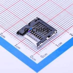 472192001 SD Card / Memory Card Connector SMD Connector Flip Cover Type MicroSD Card (TF Card) Card Holder - Product Image 2