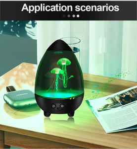 โคมไฟแมงกะพรุนลาวา LED 16สี, ของขวัญไฟกลางคืนสร้างบรรยากาศสำหรับตู้ปลา - Product Image 4