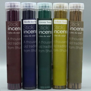 Incenso Tibetano in Bastoncini di Legno, 6 Aromi Opzionali: Tara Verde, Dea della Ricchezza, Pace e Tranquillità, Primavera Estate - Product Image 1
