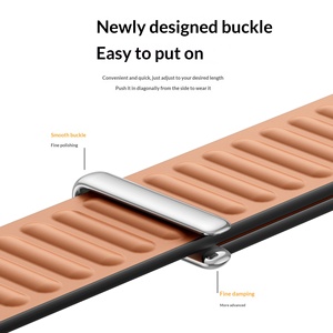 <span class=keywords><strong>Bracelet</strong></span> en <span class=keywords><strong>cuir</strong></span> véritable confortable et élégant pour montres connectées Google <span class=keywords><strong>Fitbit</strong></span> Air avec <span class=keywords><strong>bracelet</strong></span> de montre de style boucle - Product Image 4