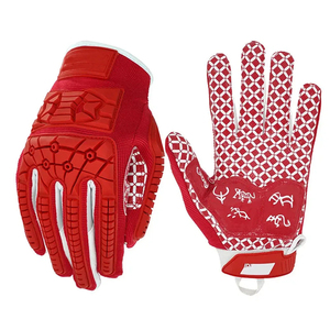 Mayorista Personalizable Alta Calidad Fútbol Americano Receptor Guantes Antideslizantes Guantes Deportivos Fabricante Y Proveedores - Product Image 1