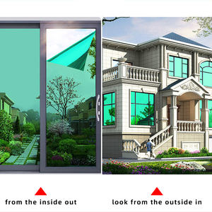 ذاتية اللصق طريقة واحدة للخصوصية من كلوريد البولي فينيل فيلم نافذة مرآة نهارية عاكس للتحكم في الحرارة من خلال حجب أشعة الشمس - Product Image 5