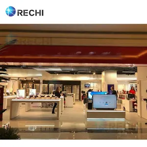 RECHI Smart Digital Lifetyle Store 인테리어 디자인 및 휴대 전화 매장 레이아웃 시각적 디스플레이 및 매장 비품을 갖춘 Fitout