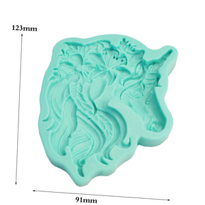 Unicorn Fondant Cake Silicone Mold Custom Shape DIY Baking Art Mold For Cake Decorating - Product Image 2