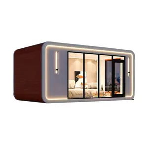 HS Cheap Price Space Capsule House Resort Hotel Apple Cabin Prefabricated House