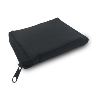 Sac pour lecteur de glycémie en tissu Oxford, étui de rangement pour instruments médicaux, 13x10.5x2.5cm, tissu noir pour lecteur de glycémie et - Product Image 1