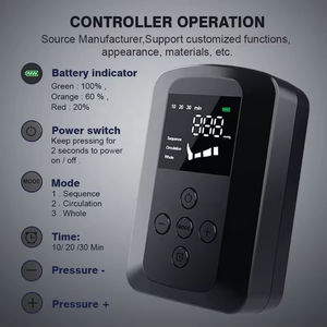 Masajeador de piernas recargable profesional Zoshine, bomba de recuperación deportiva, botas con mangas de compresión de aire, máquina de terapia de masaje - Product Image 4