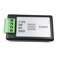 Convertisseur Ethernet Wiegand 26/34/66bits vers TCP/IP Amplificateur de signal Wiegand pour système de contrôle d'accès et industrie de la sécurité